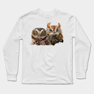 Little Owl and Scops Owl Long Sleeve T-Shirt